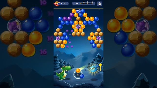 Bubble Shooter By Happy Dragon Level 16-18 l | Bubble Shooting Game - Android ios GamePlay смотреть онлайн