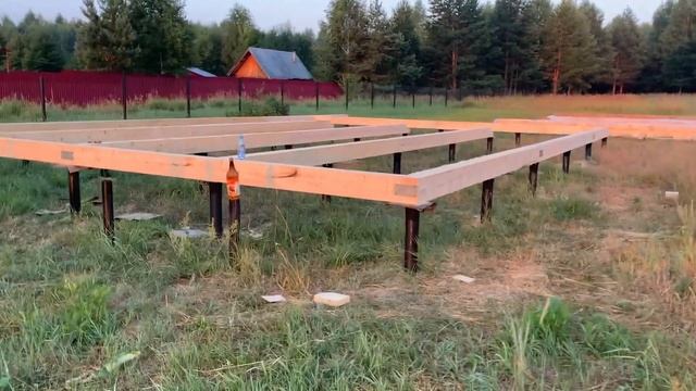 Строительство дома с витражным остеклением: Часть-1 смотреть онлайн