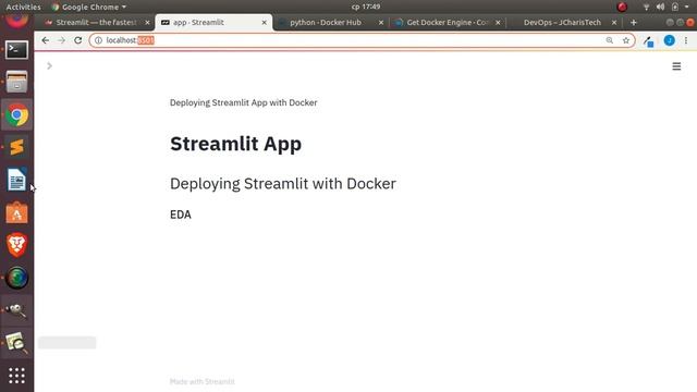 How To Deploy Streamlit Apps with Docker смотреть онлайн