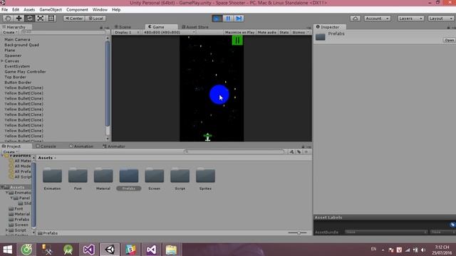 Demo Game Space Shooter смотреть онлайн