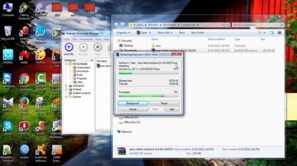 Alcatel Lucent AMS client software download from AMS Server 5520 AMS GUI