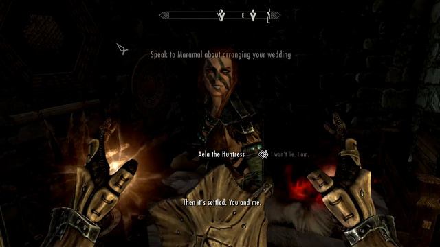 The Elder Scrolls V: Skyrim - FLIRTING with Aela the Huntress (1080p) смотреть онлайн