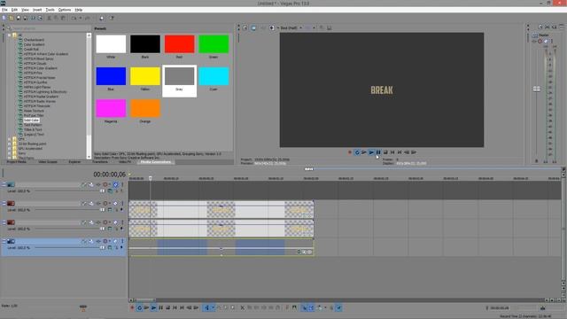Делаем Интро Заставку в Sony Vegas Pro 13 + смотреть онлайн
