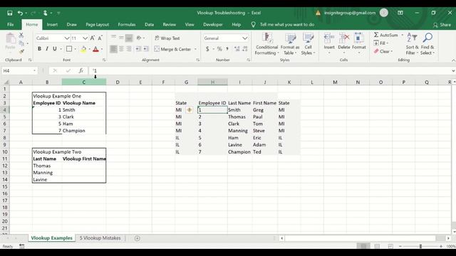 Excel - Vlookup Troubleshooting Common Mistakes смотреть онлайн