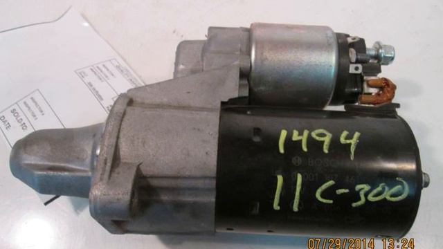 2011 Mercedes C300 Starter motor 204TYPE - mbiparts.com Used OEM Mercedes Parts - Dismantlers... OE смотреть онлайн