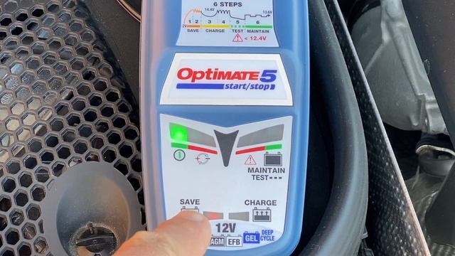 OptiMate 5 START STOP (EN): How to charge your Mercedes Benz battery. смотреть онлайн