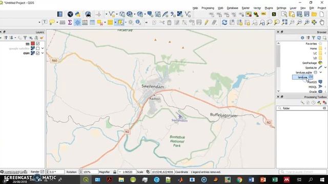 Working with sqlite database in QGIS3 смотреть онлайн