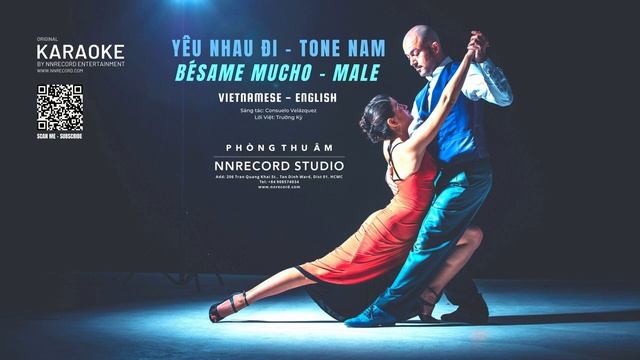 KARAOKE - BESAME MUCHO (Samba) - YÊU NHAU ĐI | TONE NAM смотреть онлайн