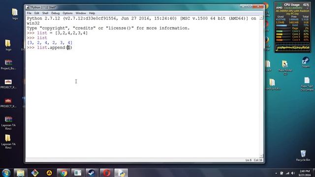 PYTHON 2.7 Tutorial Bahasa Indonesia - [10] Stacks смотреть онлайн