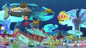 Ожившие рисунки Аквариум. Развивающая фантазию детей интераткивная игра.