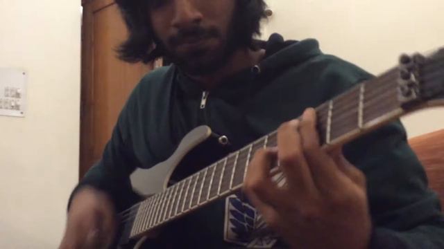 Attack on Titan Season 2 Opening ( Shinzou wo Sasageyo ) Guitar Cover смотреть онлайн
