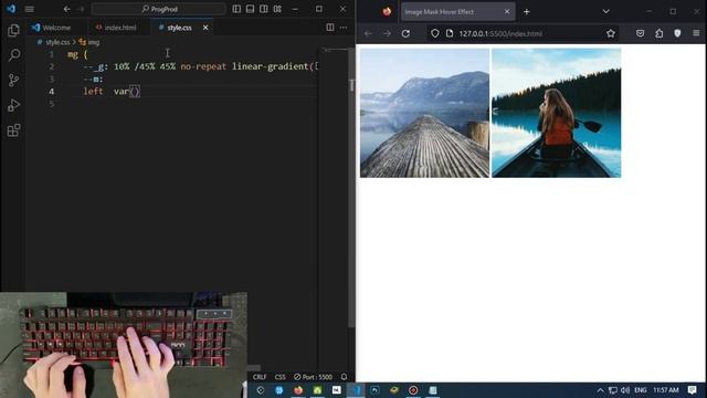 Create Stunning Image Mask Hover Effects with HTML and CSS смотреть онлайн