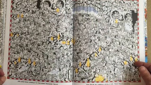 Where's Waldo? The Coloring Book Flip Through