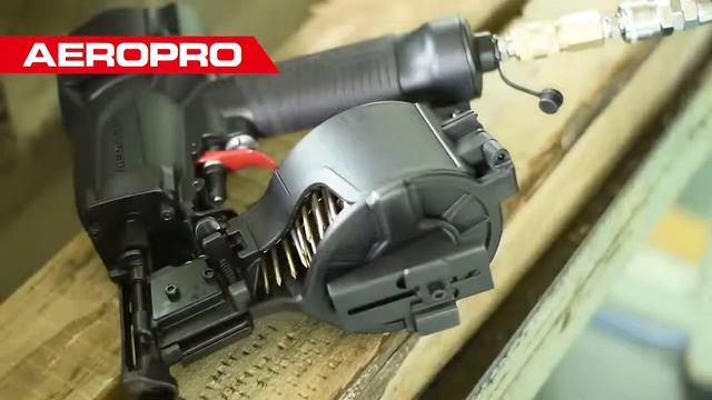 Пневматический кровельный Нейлер для забивания гвоздей AeroPro CN45RA смотреть онлайн