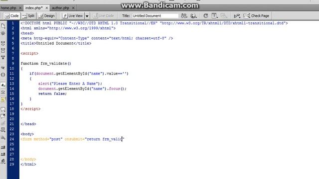 How To Make Validation In Java Script / PROGRAMMING POT смотреть онлайн