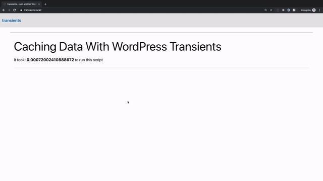 How To Cache WordPress Data With The Transients API смотреть онлайн