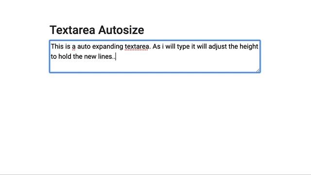 Auto expand textarea смотреть онлайн
