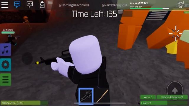 ROBLOX Zombie Rush - Gameplay Walkthrough part 3, iOS, Android. смотреть онлайн