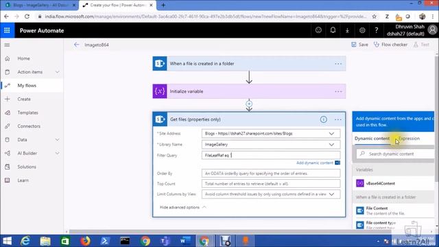 How to convert SharePoint Document Library Images to Base 64 using Microsoft Flow/Power Automate? смотреть онлайн