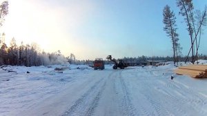 Вахта. Лесовозы. Сибирь.