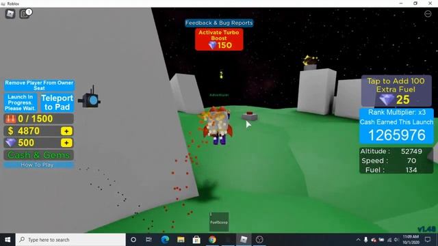 3-2-1 Blast Off Simulator Update! Fuel Bots! | Roblox смотреть онлайн