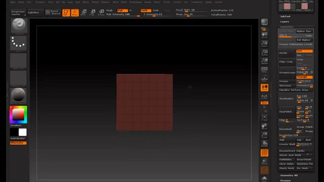 ZBrush 4R2 Tutorial Axe Creation Part 1 смотреть онлайн