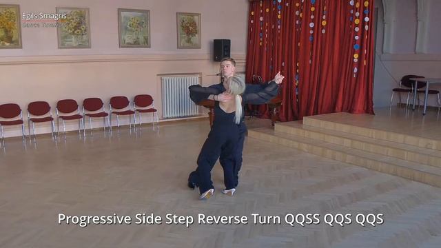 Tango (Silver Level) Choreography - Outside Swivel, Progressive Side Step Reverse Turn смотреть онлайн