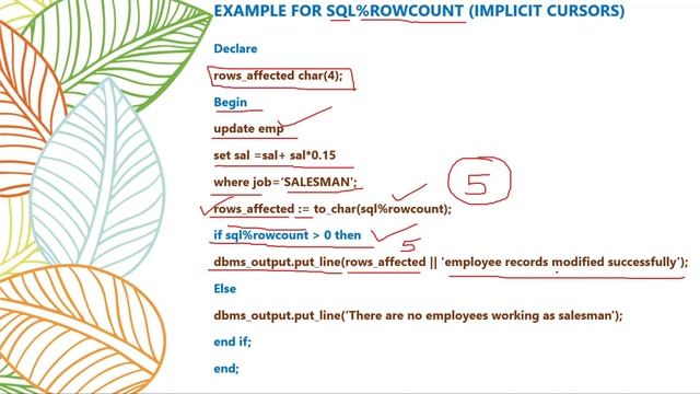 Cursor in PL-SQL || Implicit cursor || Explicit Cursor || Learn PL-SQL смотреть онлайн