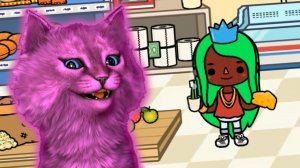 ПОКУПАЕМ ПРОДУКТЫ ИГРА для ДЕТЕЙ говорящий КОТЕНОК АБИ играет ДЕТСКИЙ ЛЕТСПЛЕЙ #54