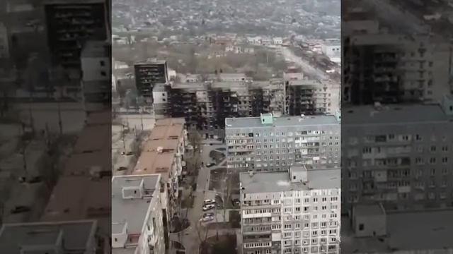 Мариуполь с высоты птичьего полета смотреть онлайн