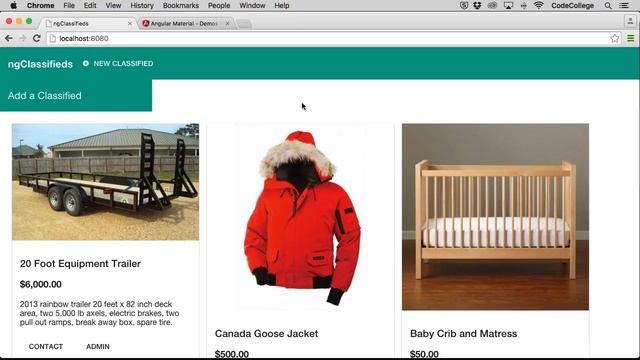 AngularJS Putting in the Sidenav смотреть онлайн