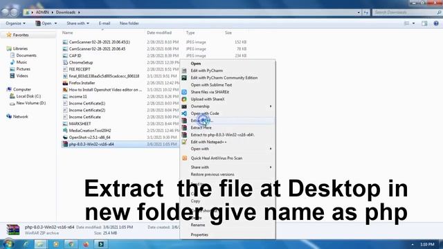How to install latest version of PHP in Windows 7/8/10. смотреть онлайн