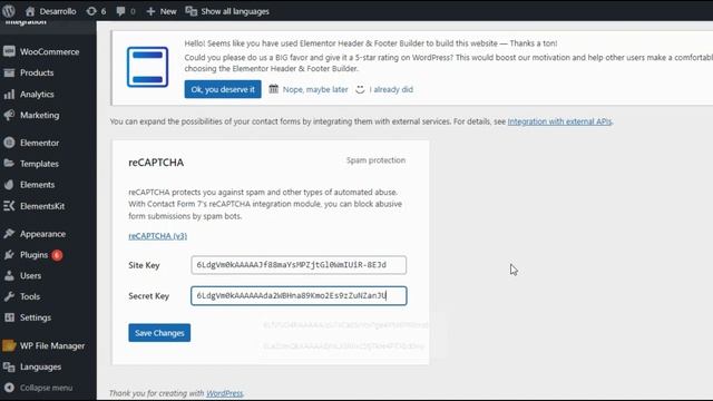 Como Poner Recaptcha en CONTACT FORM 7 | Recaptcha en CONTACT FORM 7 смотреть онлайн