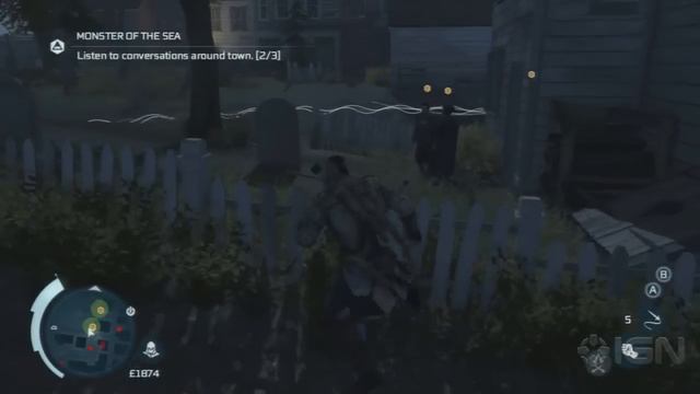 Assassin's Creed 3 - Loch Ness Easter Egg смотреть онлайн