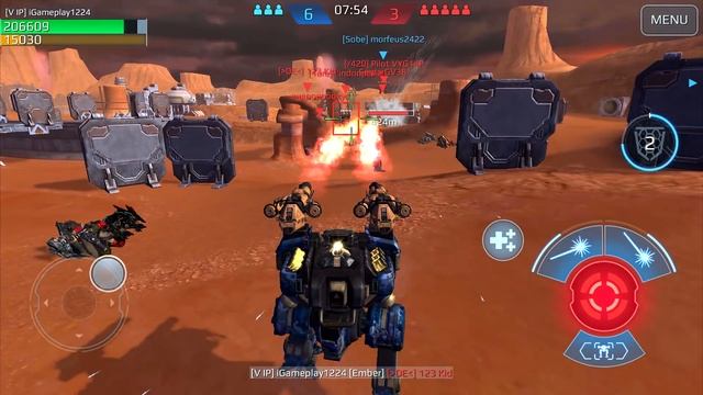 War Robots Android Gameplay SKIRMISH MODE смотреть онлайн