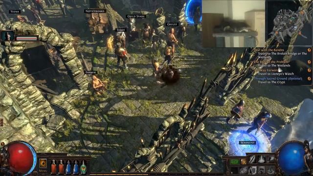 Path of Exile - Pun Run - coop multiplayer - 13 (yup, cat cam) смотреть онлайн