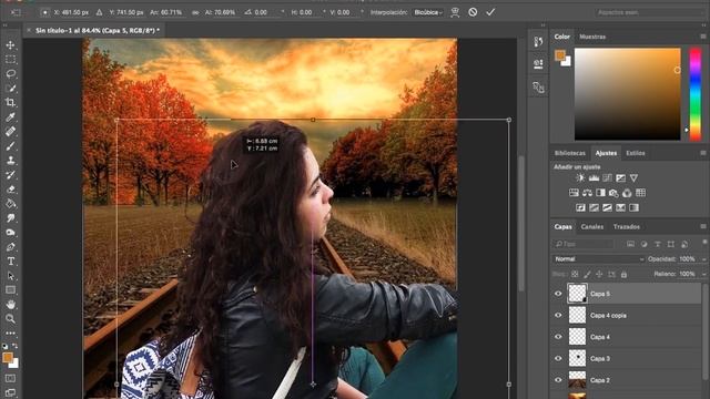 COMO HACER UNA COMPOCICION PROPIA EN PHOTOSHOP 2016 смотреть онлайн
