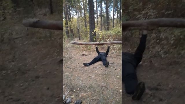 приседания с бревном в лесу. #бревно #спорт74 #сила смотреть онлайн