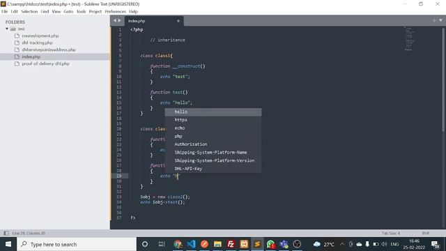 Object Oriented Programming in php in hindi and urdu by vikas || Inheritence in php in oops || oops смотреть онлайн