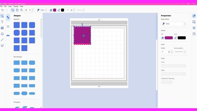 Setting Cut Draw in Canvas Workspace OFFLINE and using COLOR Fill ScanNCut Jen Blausey смотреть онлайн