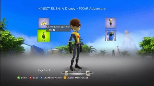 Kinect Rush Avatar Markplace Items смотреть онлайн
