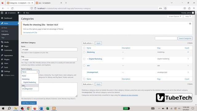 How to Add WordPress Category and Sub Category? | Add Category in WordPress Menu | #WordPressCourse смотреть онлайн