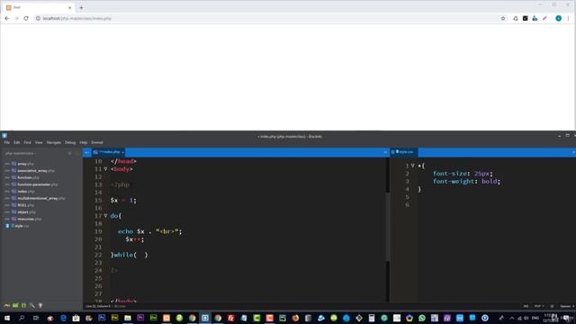 16 PHP Do While loop смотреть онлайн