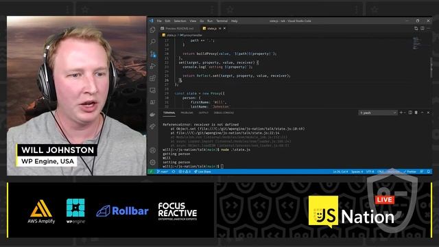 Using the Proxy API for State Management – Will Johnston, JSNation Live 2021 смотреть онлайн