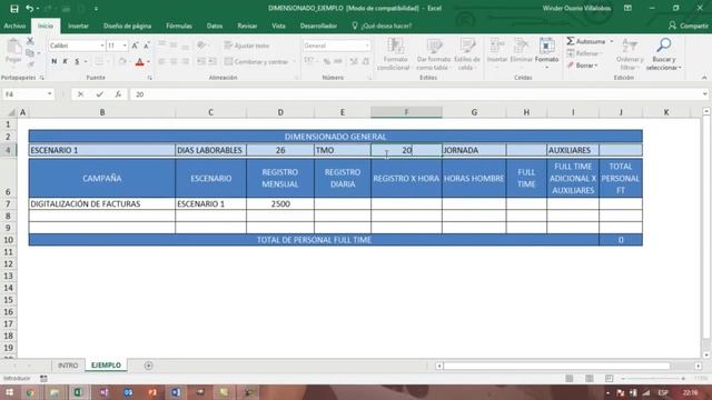 Dimensionado de Operaciones / Sizing Operations смотреть онлайн