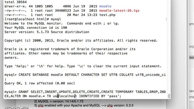 Moodle installation on Linux Centos 6 Mysql 5.1 php 5.3 смотреть онлайн