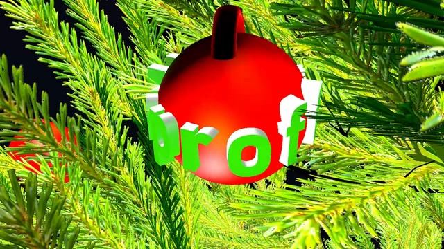 Видеооткрытка ёлочный шар| Christmas ball смотреть онлайн