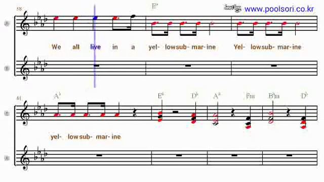 Yellow submarine - Bb Tenor/Soprano Sax Sheet Music [ Beatles ] смотреть онлайн