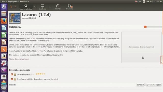 Instalando o Lazarus IDE no Ubuntu 14.10 смотреть онлайн