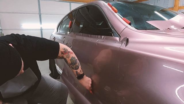 Inozetek Super Gloss Metallic Rose Vinyl Wrap смотреть онлайн